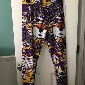 NWT Miss Fanatic LSU Leggings